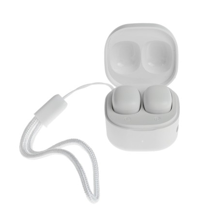 Wireless headphones Y6, TWS, vacuum, BT 5.3, 30/200 mAh, Type-C, suspension, white-3