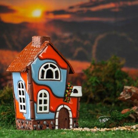 Aroma lace house "Mirror", handmade, mix 15.5 cm-4