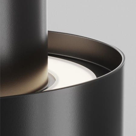 Ceiling light Technical C009cW-L16b4k, LED, 16W, 12x12x9.2 cm, 750lm, black color black-1