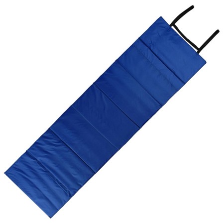 Tourist mat, folding, 170x51x0.8 cm, blue/turquoise color-4