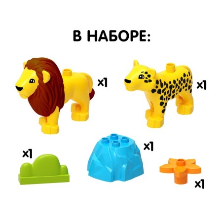 Designer "Leo and Leopard", 5 parts-2