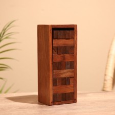 Игра настольная "Дженга" 21х8,5х6,5 см, дерево шишам