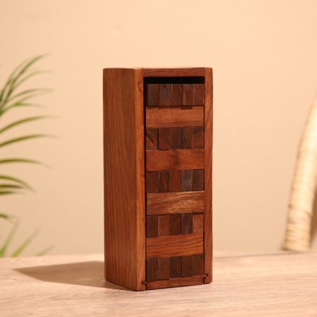 Game desktop "jenga" 21x8.5x6.5 cm, wooden wood