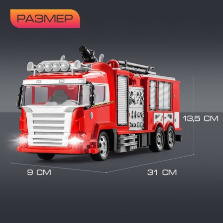 The radio -controlled "Fire Guard", shoots water, lighting effects, works from the battery-3