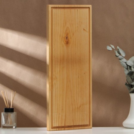 Groot board with ADELICA bloodstream, 50 × 20 × 2 cm, covered with oil, whole birch-1