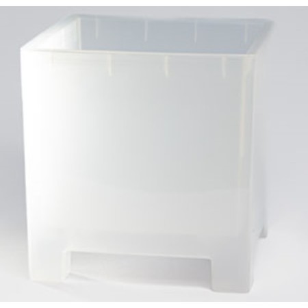 Plastic pot Live-In-Green with the Nard tab, D = 14 cm, 2.1 l, the color is transparent