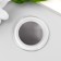 Acrylic magnet's workpiece 4 cm is a transparent circle (set 2 parts+package)