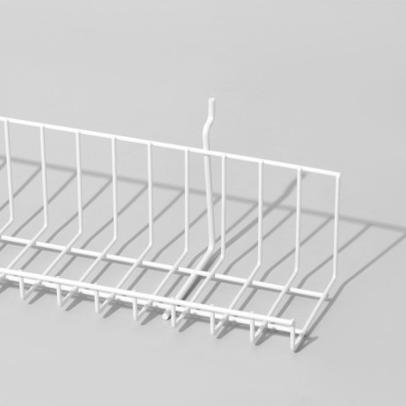 AK shelf without sidewalls -EP, 60 × 11 × 11 cm, white color-2