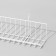 AK shelf without sidewalls -EP, 60 × 11 × 11 cm, white color