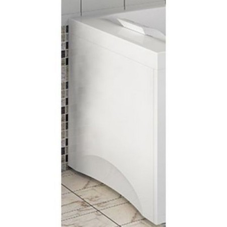 Bath screen Vannesa 2-31-0-1-0-227 "Agatha", mount, left