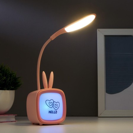 Table lamp with RGB backlight 1668/1 8xLED 1.5W USB AKB MIX 6x8x33 cm Risalux-5