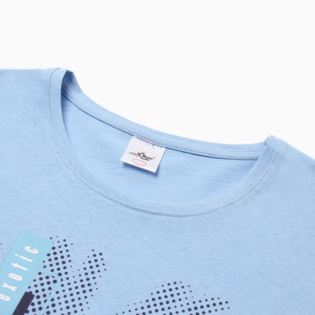 Male T-shirt "California", color gray-blue, size 50-1