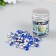 Decor for creativity in the bottle "Rhinestones. Bright blue" set 250 pcs d = 0.6 cm 4x3x3 cm