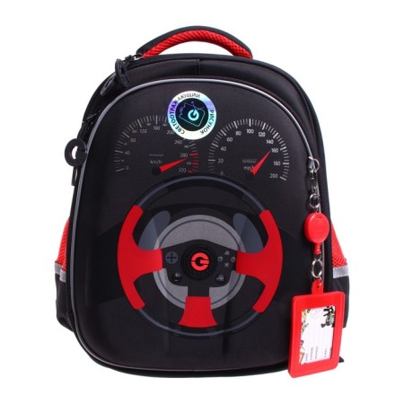Frame backpack, 36 x 28 x 20 cm, Grizzly RAZ-387, + BREECH BAIDG Black/Red RAZ-387-4_1-2