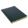 Diary of Leduced A4, 136 sheets of Sidney Nebraska, solid cover, artificial leather, gold cut, liesse, green