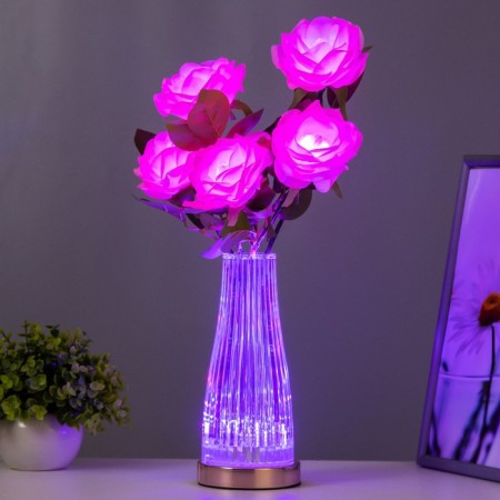 Night Rose 5XLED 4000K Pink 20x20x50cm Risalux-1