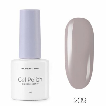 TNL Professional Mini Gel-Lygs “8 Senses”, No. 209 Gray Smoke, 6 ml