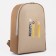 Backpack School Textile Mood, 25x13x37 cm, beige color