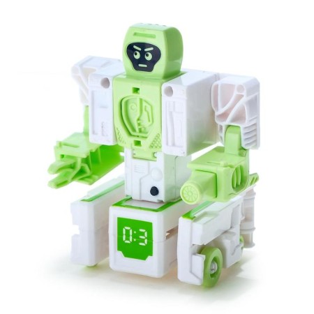 A set of robots "alphabet", transforms, light and sound effects, 6 letters, gather in 1 robot-20