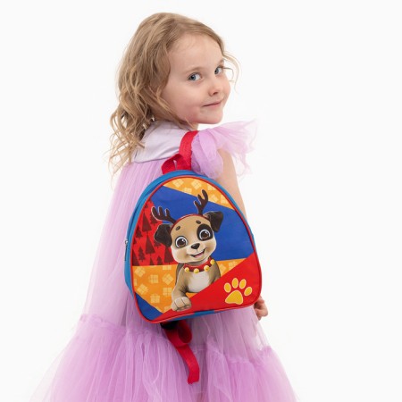 New Year's children's backpack "Dog Santa Claus", for the New Year-6