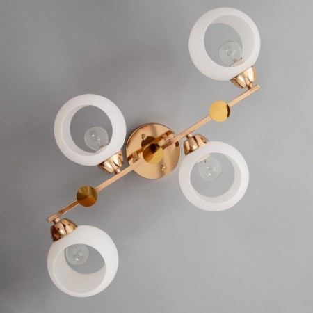 Listure "Alin" 4x60W E27 gold 57x35x22cm-3