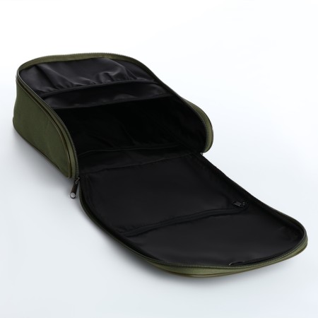 Cosmeticis-mester with zipper, Khaki color-2