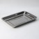 Stainless steel baking sheet 39.5 × 29.5 × 4 cm, chrome color