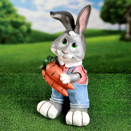 Garden figure "Hare with carrots" 52x26x23cm ////-1