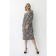 Women's dress with a belt, size 42