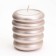 Свеча "Спираль" в подсвечнике из гипса, 7х9см, шампань