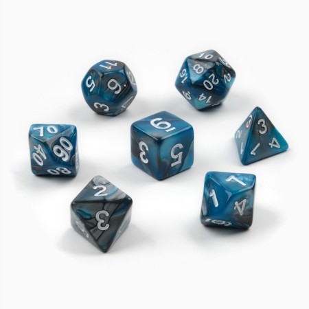 Cubes set for D&D (Dungeons and Dragons, DND) "Game time", Series: D&D, 7 pcs-1