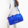 Female sports bag with zipper, blue color