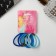 Hair gum "Classic" (set 6 pcs) 4.5 cm, mix