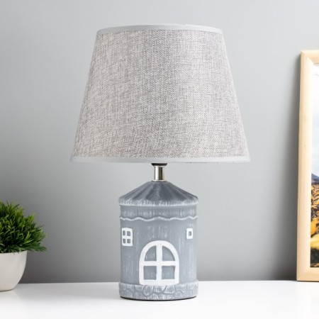 Table lamp "Maizon" E14 40W gray 22.5x22.5x33.5 cm Risalux