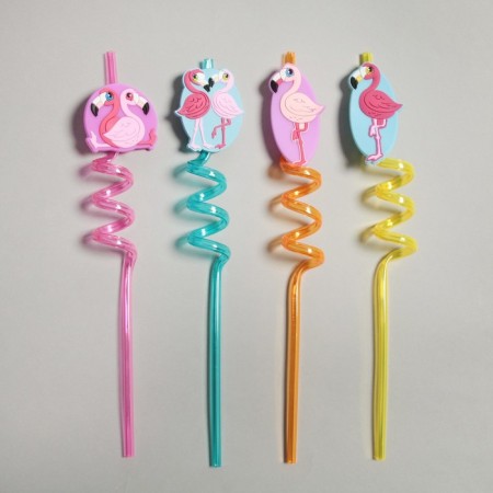 Plot of Flamingo plastic, set 4 pcs., Mix