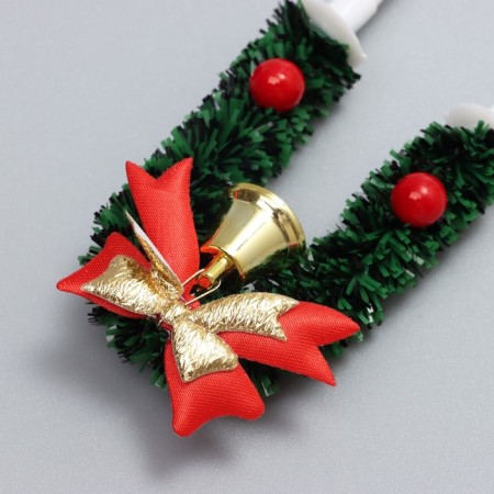 Decor for creativity "New Year's arch", in the set 3 pcs., Size 1 pc. - 9.5 × 4.5 × 1 cm-3
