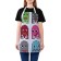 Apron of a kitchen with a photo print "Game Ghosts", adjustable, size OS