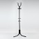 Floor hanger "Comfort" (VK4/h), 60 × 60 × 180 cm, black color