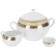 Dining Service 6/25 OPAL, Decor “Wide Kant Platinum, Gold”, 25 items