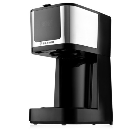 Brayer 1125br coffee machine, drip, 900 watts, 1.25 l, black-silver-10