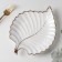 Ceramic serving dish "Rapsodia. Sheet ", 26.5 × 20.5 × 2.5 cm, white color