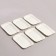 Set of disposable dishes, 6 pcs, blue color