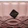 Glass Glass Magistro "La-Channel", 350 ml, 12 × 10.5 cm, pink color