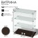 Smail window, 2 shelves, 600 × 300 × 700, chipboard, glass, color Venge