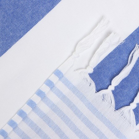 Towel Peshtemal Lovelife "strips", col. blue, 100x180 cm, 100% cotton, 180 g/m2-3