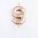 Candle in the cake on the skewer "polyhedron", number 9, 7 cm, champagne