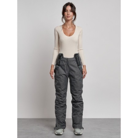 Semi -combinezone ski insulated female winter, size 44, color gray color-5