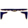 Lambraquen windshield with SkyWay curtains 210cm/60x60 cm, "Russia", blue