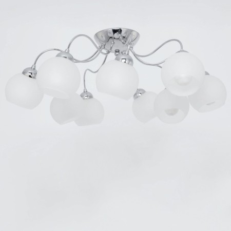 Ceiling chandelier Citilux "Luciana" CL147191, 66x66x25 cm, 9x60W, E14, Gray color-5