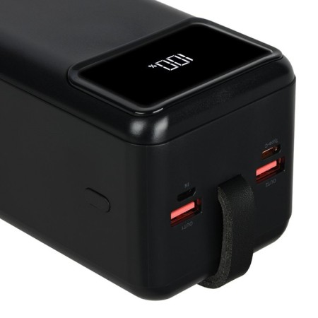 External battery TFN Porta LCD PD, 40,000 mAh, 2 USB, Type-C, MicroUSB, Black-4
